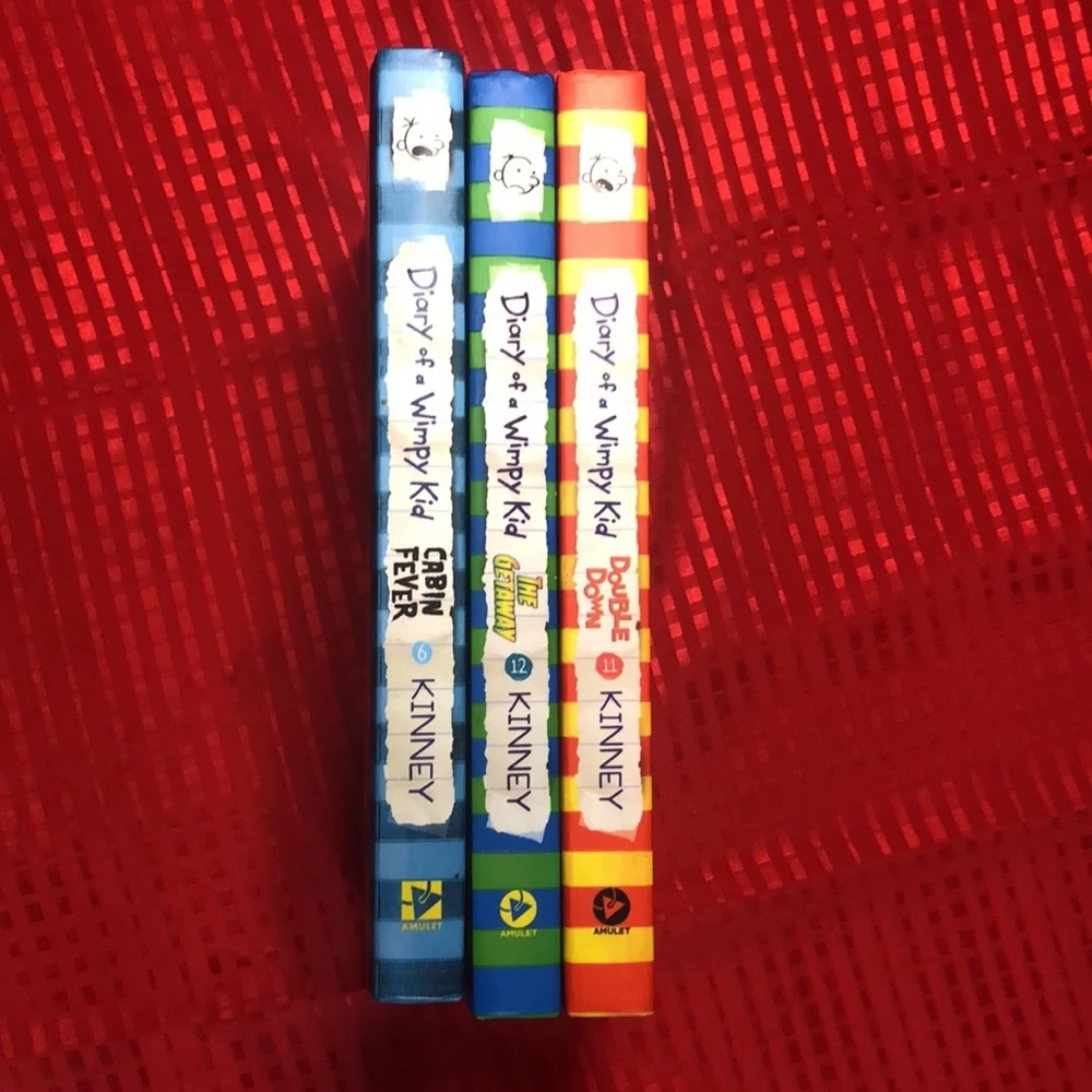 3 Hardback Diary of Wimpy Kid - Picture 8 of 10